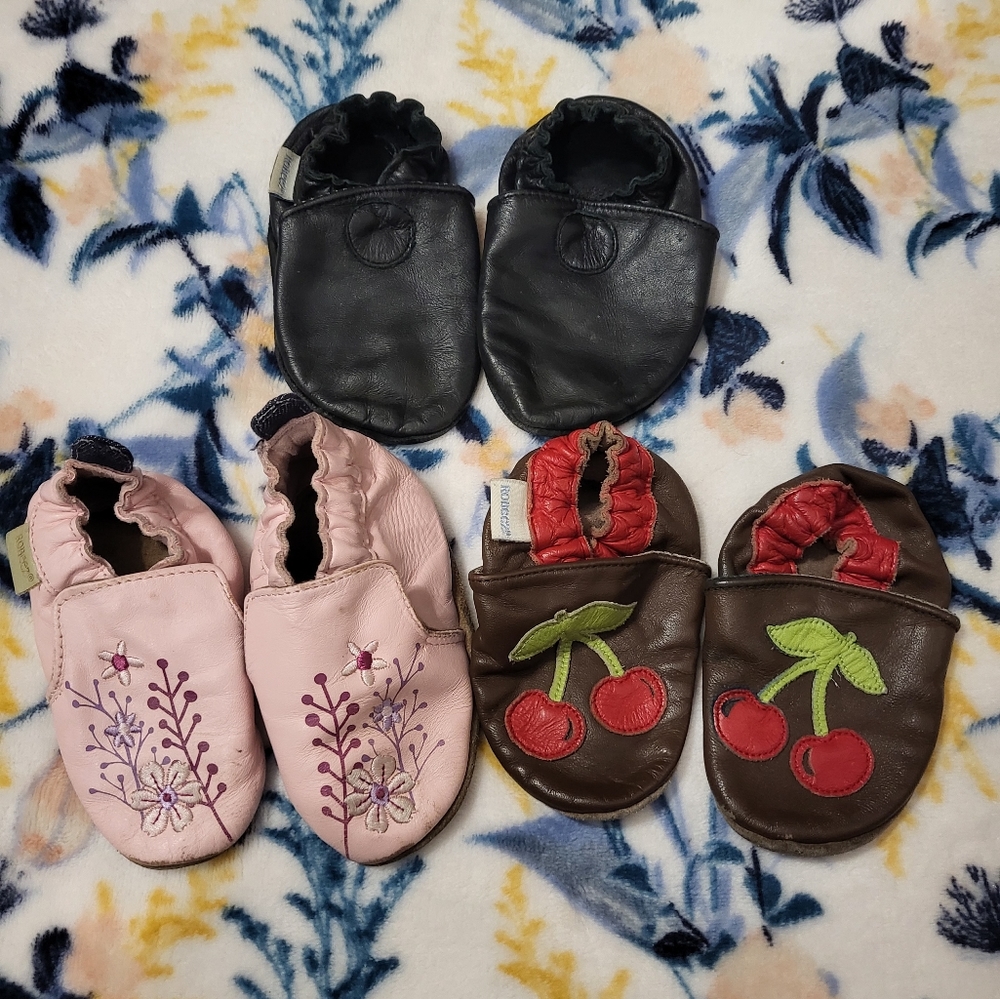 12-18 month Robeez LOT (3 pair)